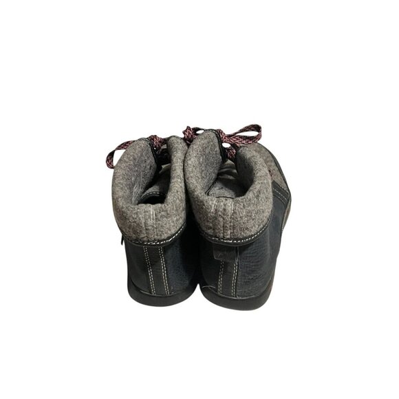 Chaco Womens Lace-Up Wool & Leather Ankle Boots Size 7.5 Gray/Black Durable - Picture 4 of 12